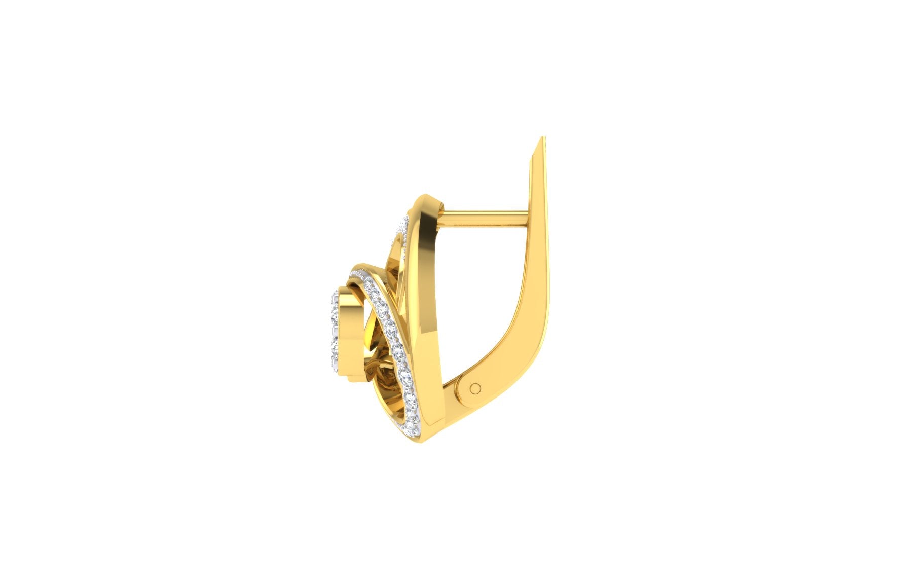 Nidal Jewels | Orbiting Opulence with Diamond cluster centre hoops